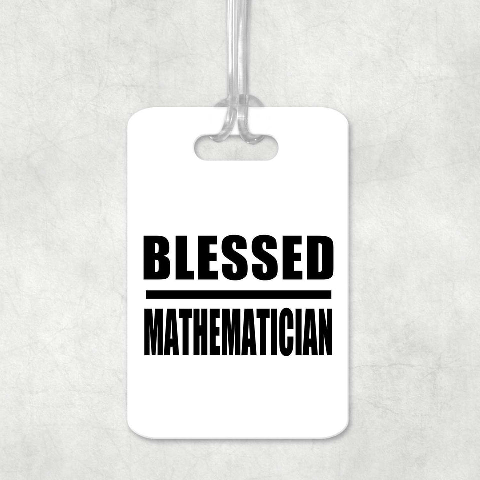 Blessed Mathematician - Luggage Bag Tag