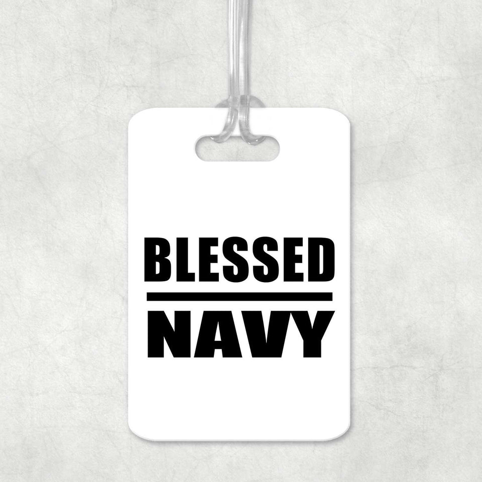 Blessed Navy - Luggage Bag Tag