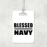 Blessed Navy - Luggage Bag Tag