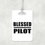 Blessed Pilot - Luggage Bag Tag