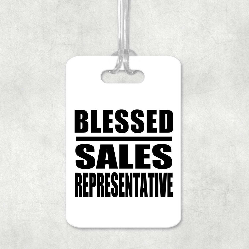 Blessed Sales Representative - Luggage Bag Tag