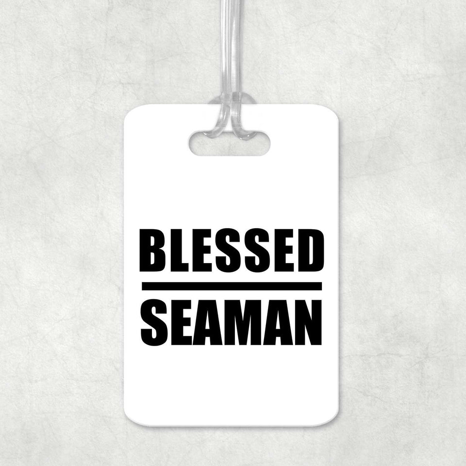 Blessed Seaman - Luggage Bag Tag