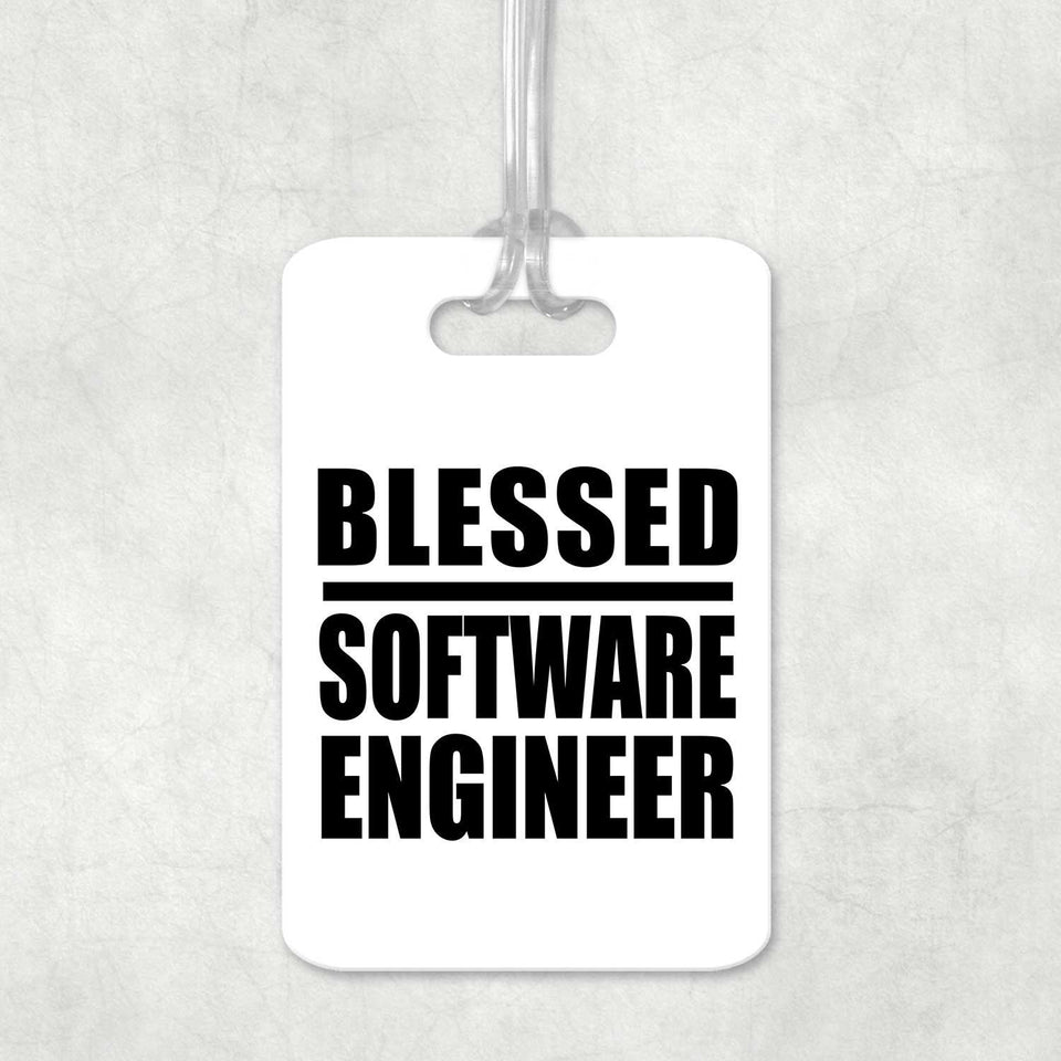 Blessed Software Engineer - Luggage Bag Tag