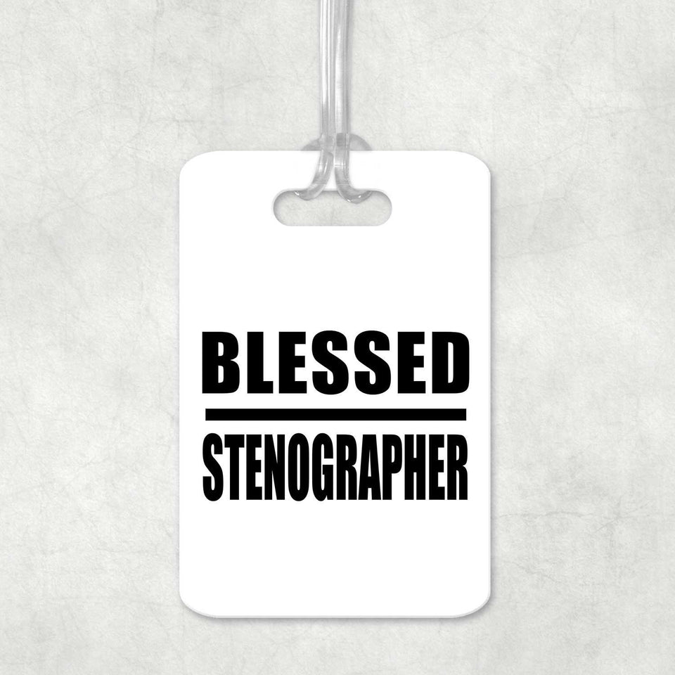 Blessed Stenographer - Luggage Bag Tag