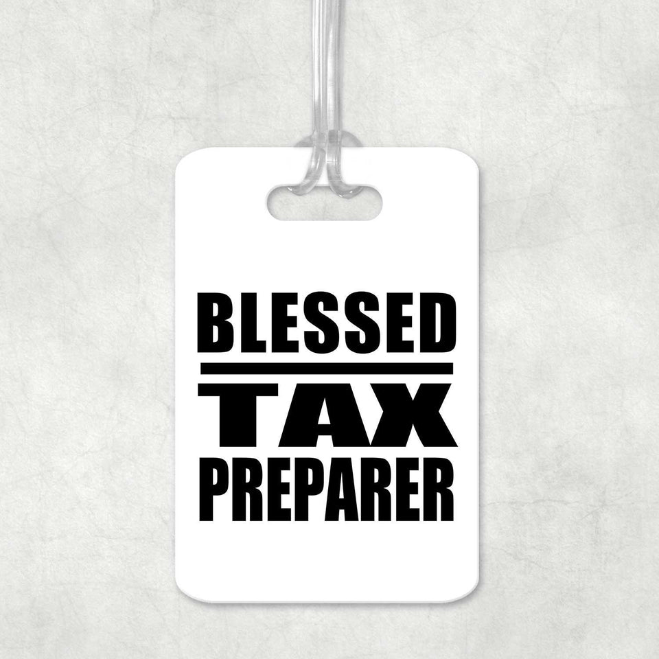 Blessed Tax Preparer - Luggage Bag Tag