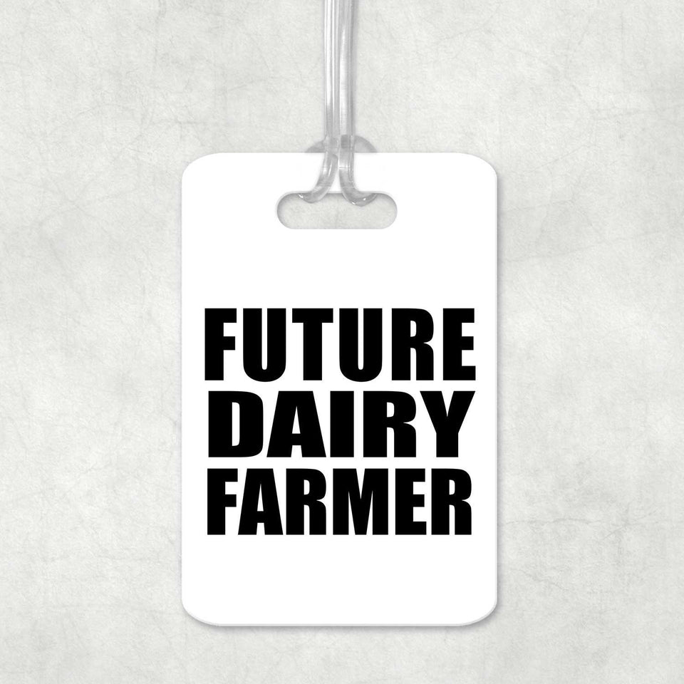 Future Dairy Farmer - Luggage Bag Tag