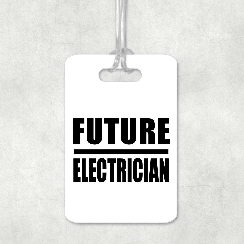 Future Electrician - Luggage Bag Tag