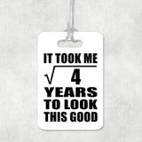 2nd Birthday Took Square Root of 4 Years To Look Good - Luggage Bag Tag