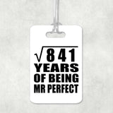 29th Anniversary Square Root of 841 Years of Mr Perfect - Luggage Bag Tag