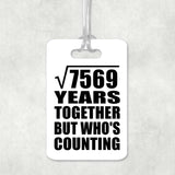87th Anniversary Square Root of 7569 Years Who's Counting - Luggage Bag Tag