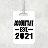 Accountant Established EST. 2021 - Luggage Bag Tag