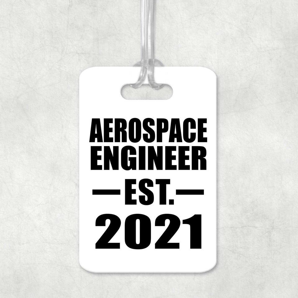 Aerospace Engineer Established EST. 2021 - Luggage Bag Tag