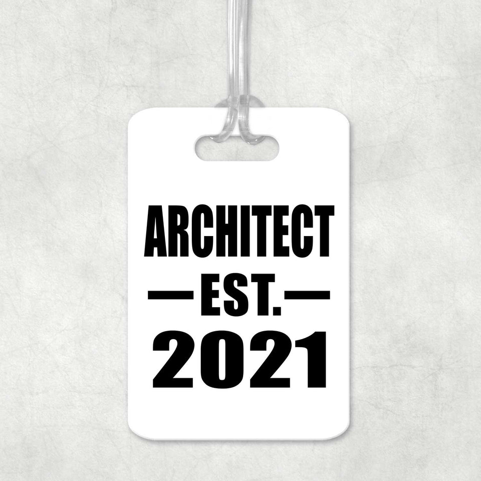 Architect Established EST. 2021 - Luggage Bag Tag