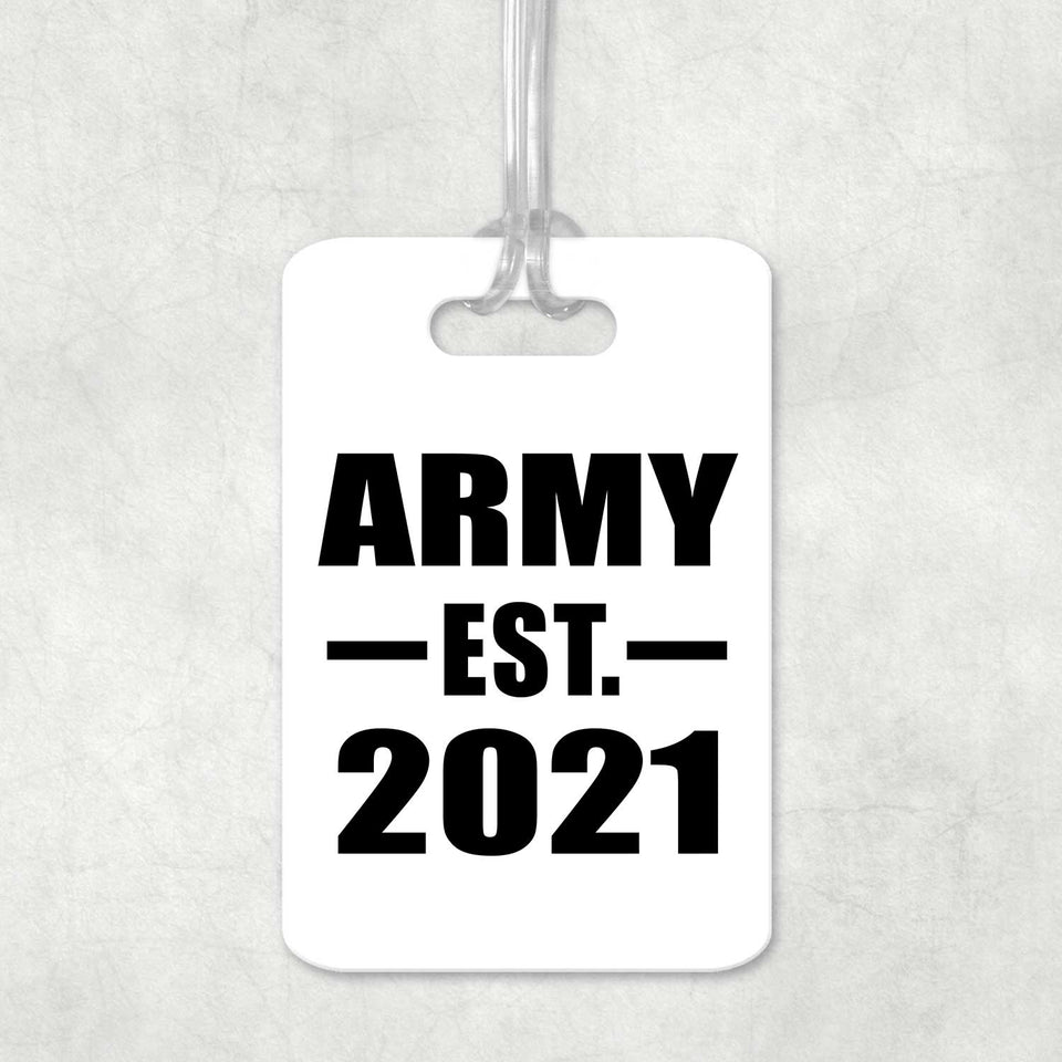 Army Established EST. 2021 - Luggage Bag Tag