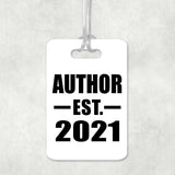 Author Established EST. 2021 - Luggage Bag Tag