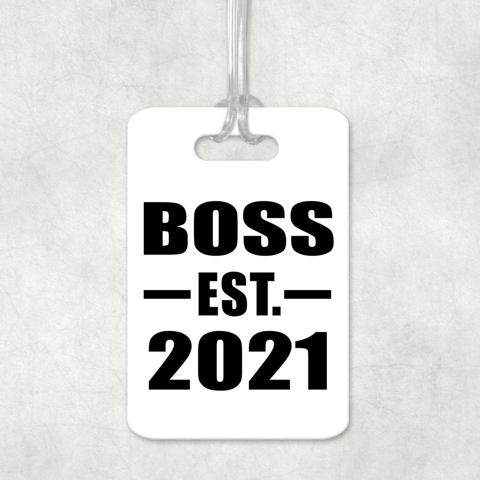 Boss Established EST. 2021 - Luggage Bag Tag
