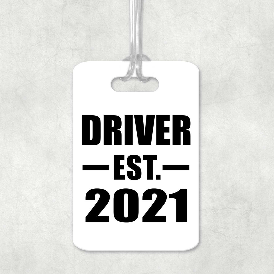 Driver Established EST. 2021 - Luggage Bag Tag