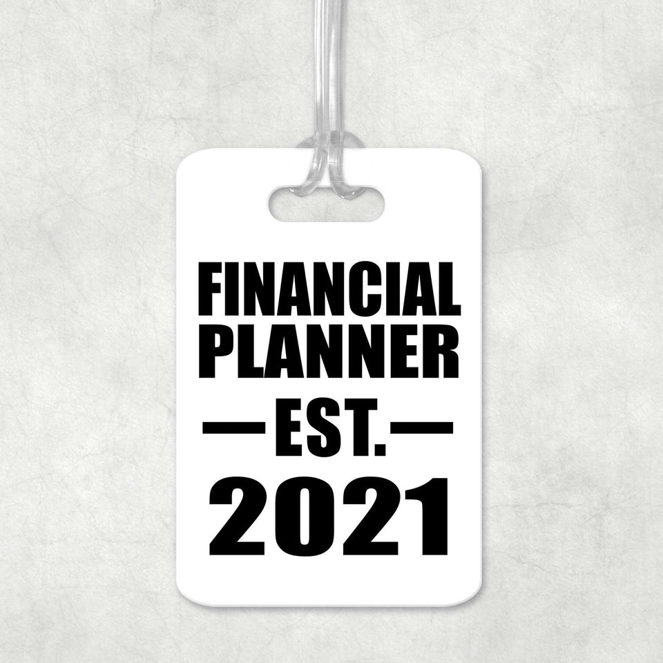 Financial Planner Established EST. 2021 - Luggage Bag Tag