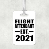 Flight Attendant Established EST. 2021 - Luggage Bag Tag