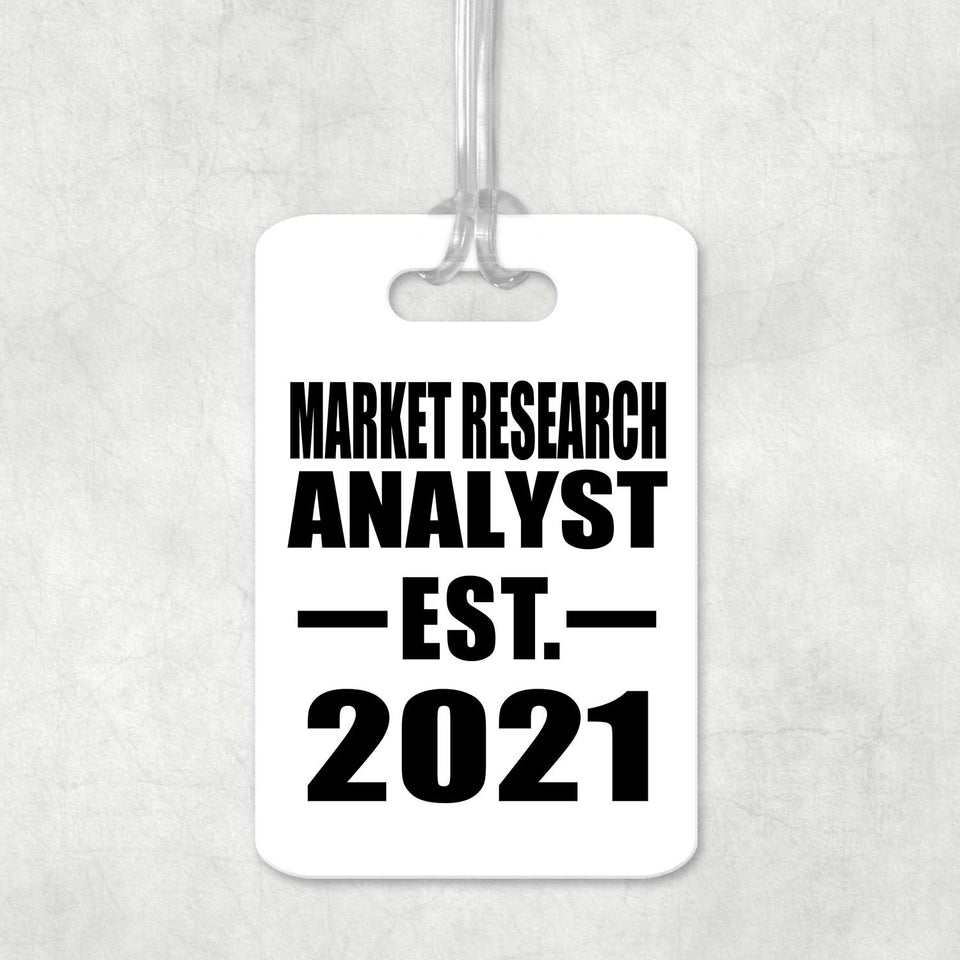 Market Research Analyst Established EST. 2021 - Luggage Bag Tag