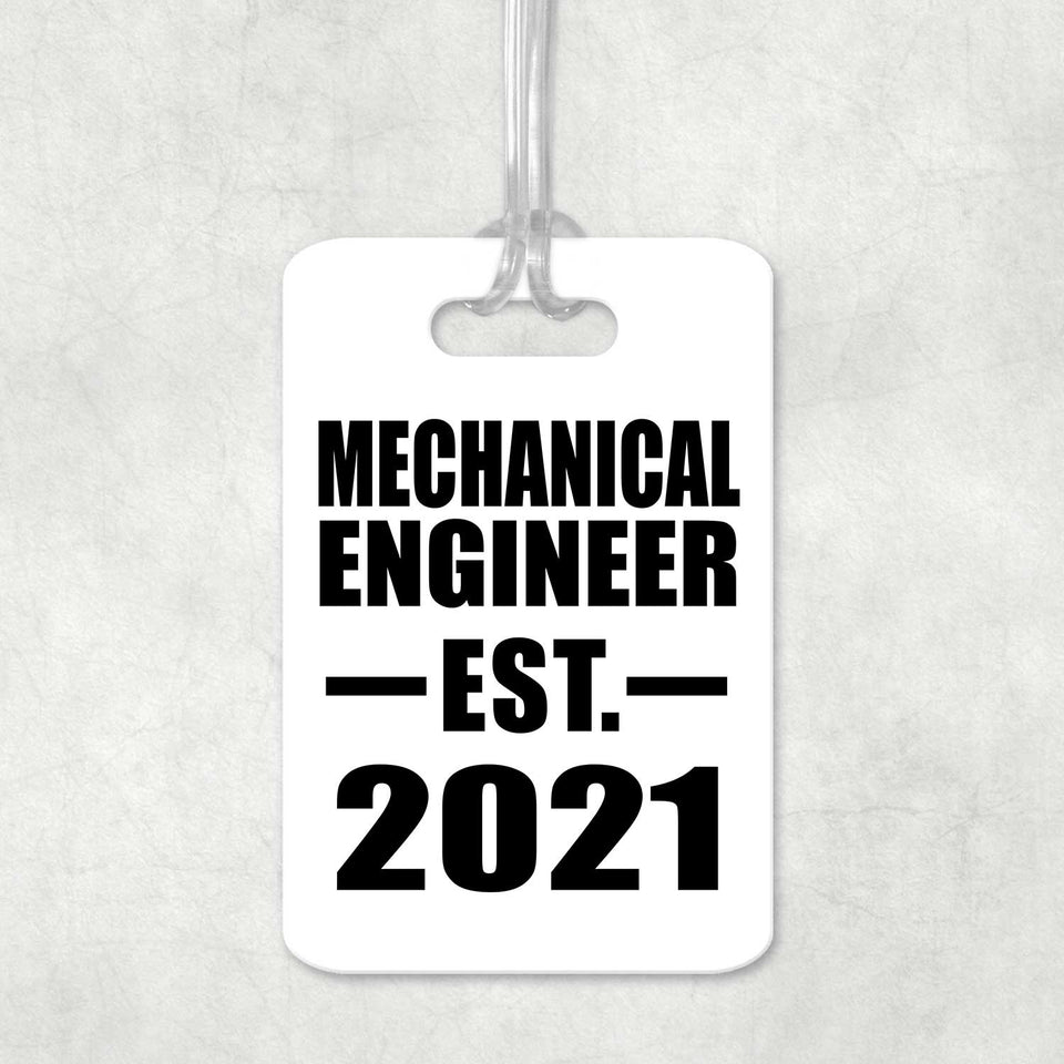 Mechanical Engineer Established EST. 2021 - Luggage Bag Tag