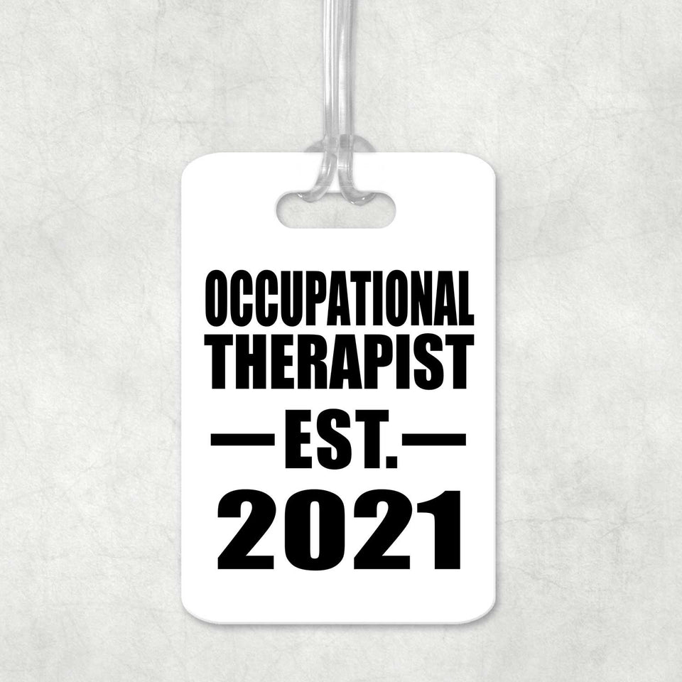 Occupational Therapist Established EST. 2021 - Luggage Bag Tag