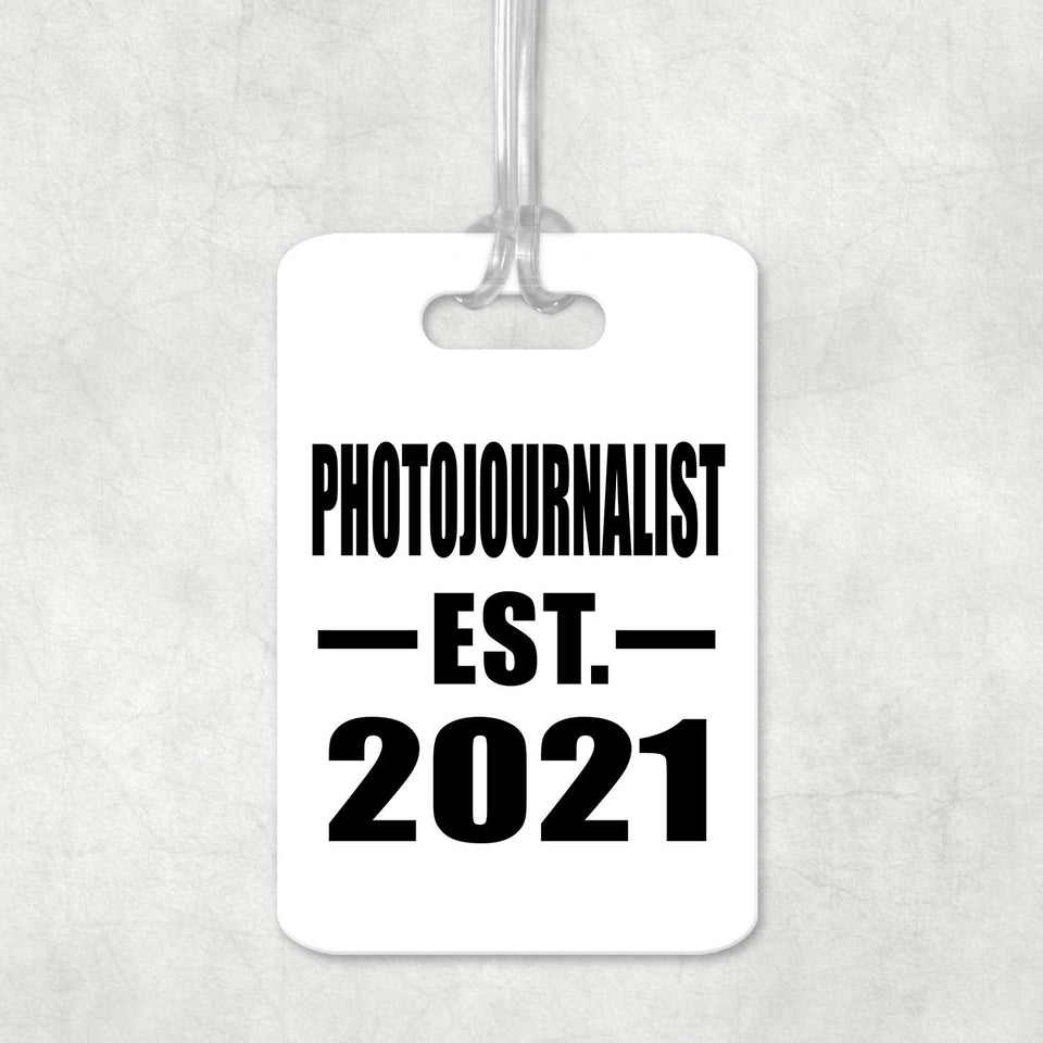 Photojournalist Established EST. 2021 - Luggage Bag Tag