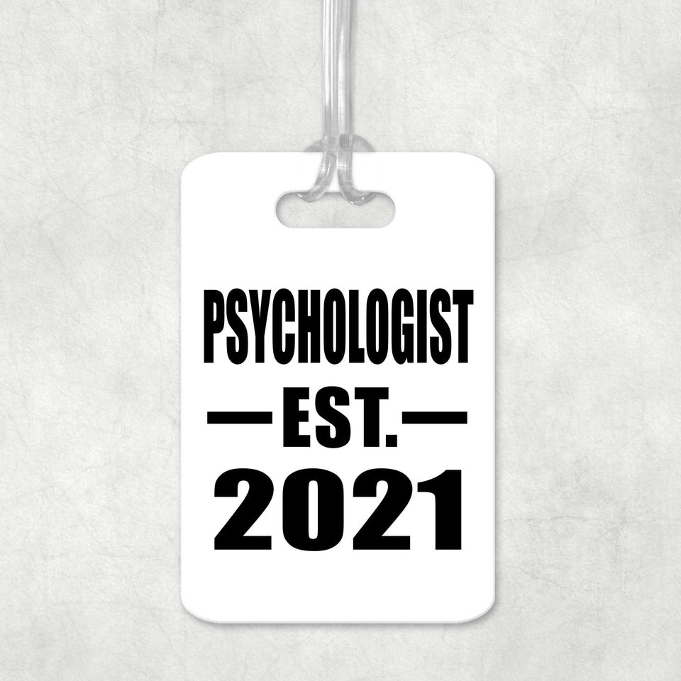Psychologist Established EST. 2021 - Luggage Bag Tag