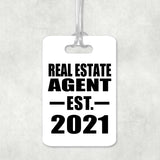 Real Estate Agent Established EST. 2021 - Luggage Bag Tag
