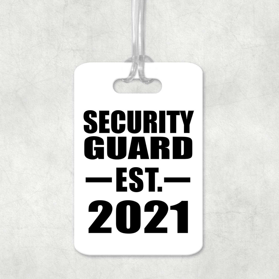 Security Guard Established EST. 2021 - Luggage Bag Tag
