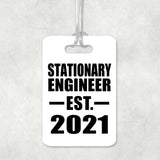 Stationary Engineer Established EST. 2021 - Luggage Bag Tag