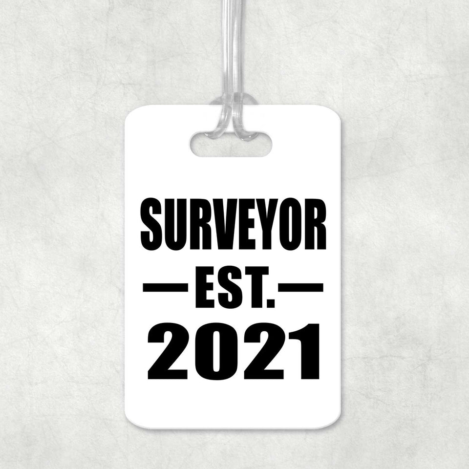 Surveyor Established EST. 2021 - Luggage Bag Tag
