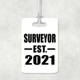 Surveyor Established EST. 2021 - Luggage Bag Tag
