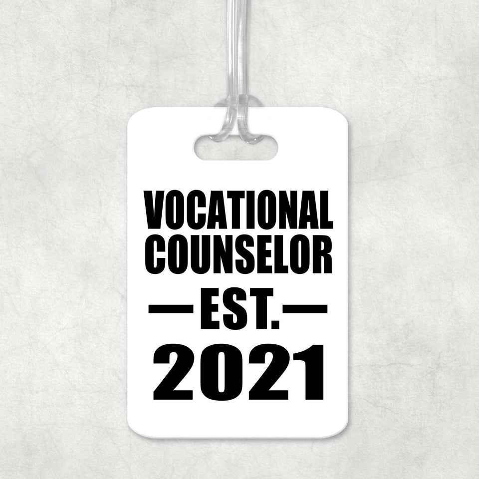 Vocational Counselor Established EST. 2021 - Luggage Bag Tag