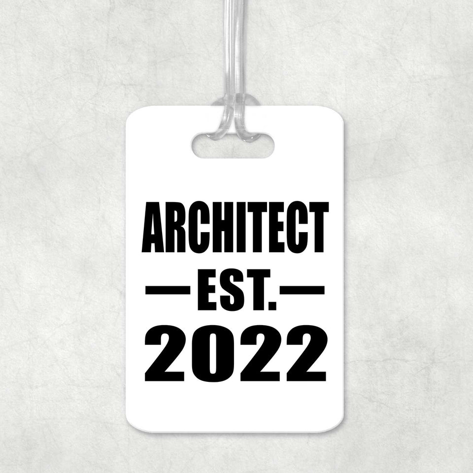 Architect Established EST. 2022 - Luggage Bag Tag
