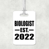 Biologist Established EST. 2022 - Luggage Bag Tag