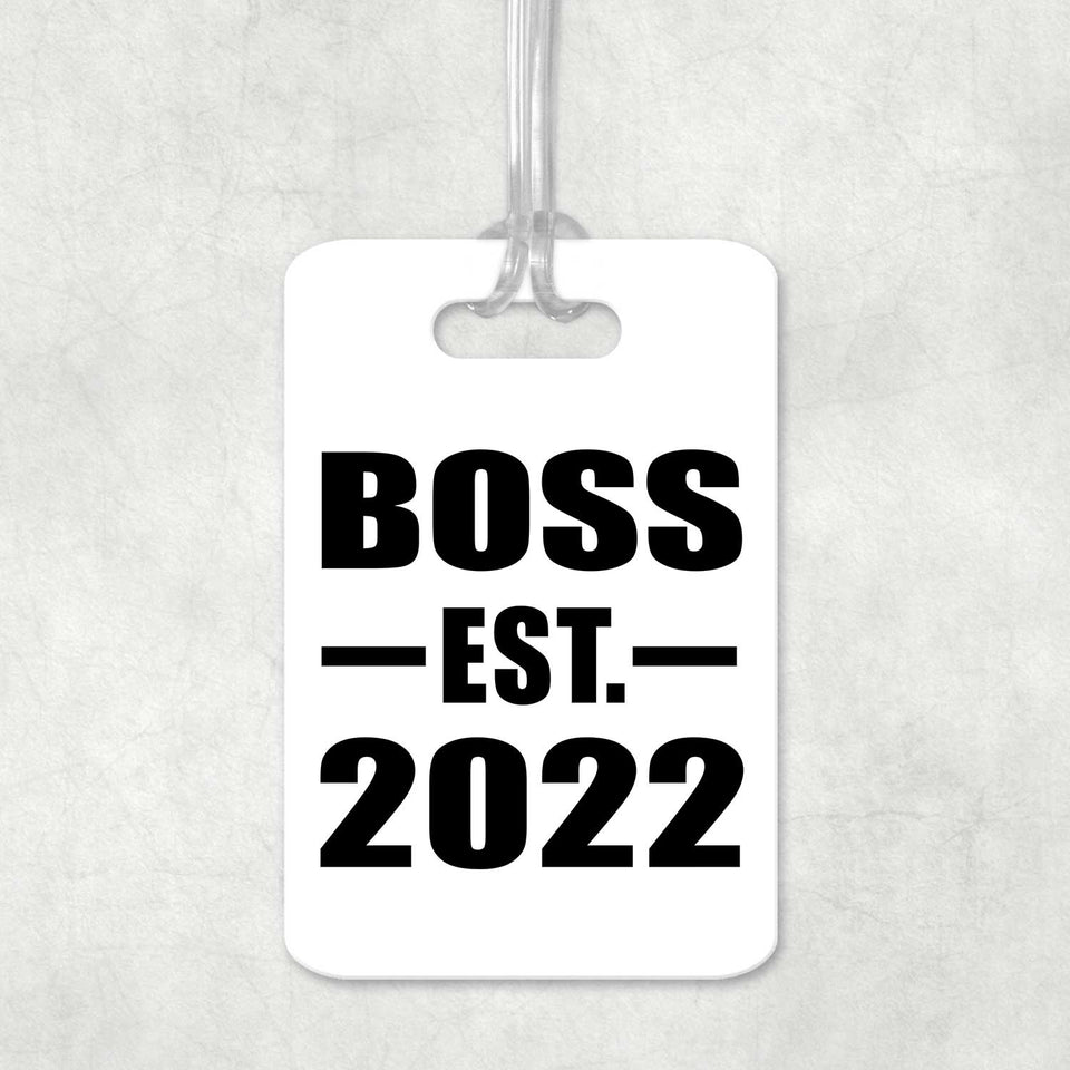 Boss Established EST. 2022 - Luggage Bag Tag