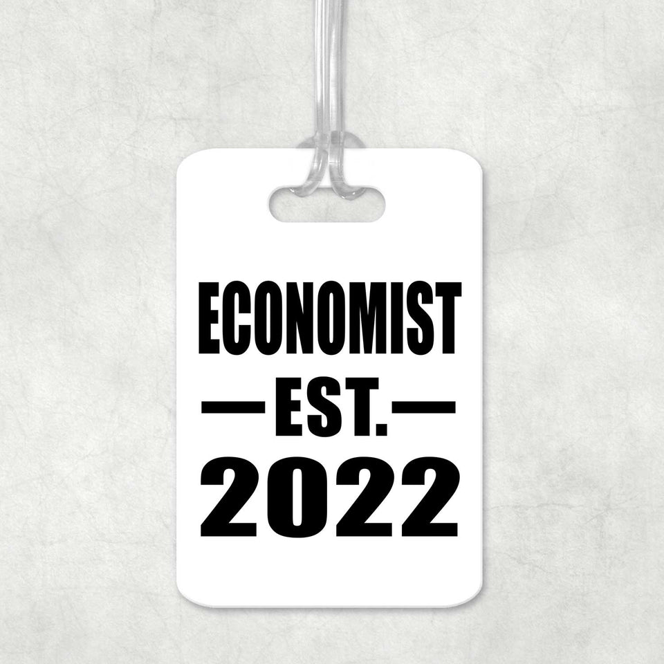 Economist Established EST. 2022 - Luggage Bag Tag
