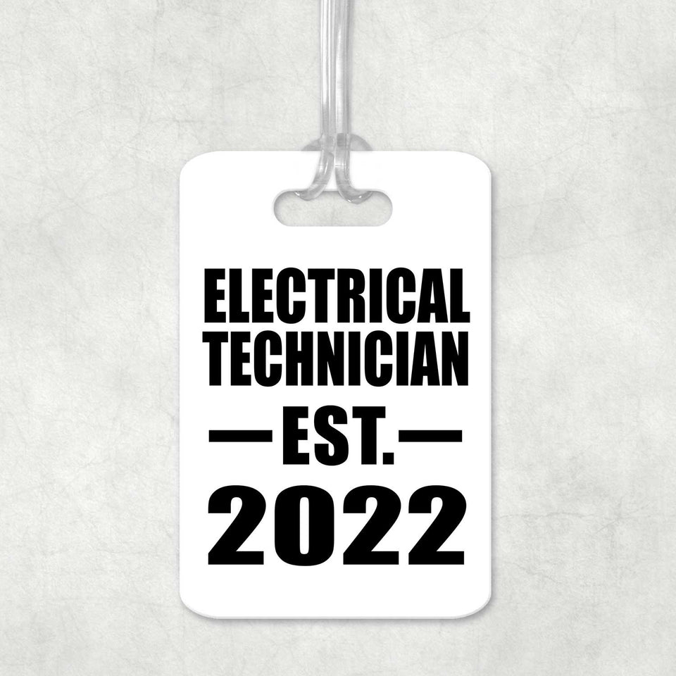 Electrical Technician Established EST. 2022 - Luggage Bag Tag