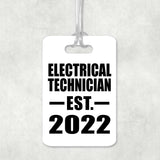 Electrical Technician Established EST. 2022 - Luggage Bag Tag