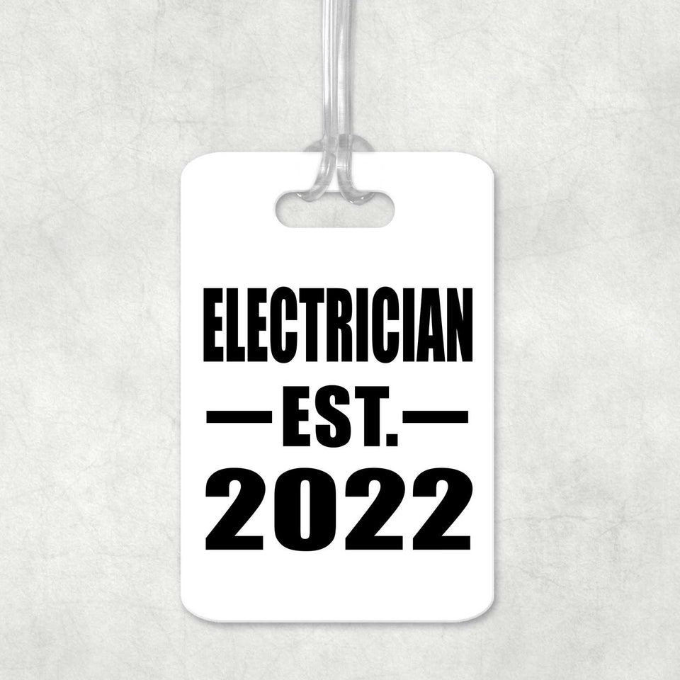 Electrician Established EST. 2022 - Luggage Bag Tag