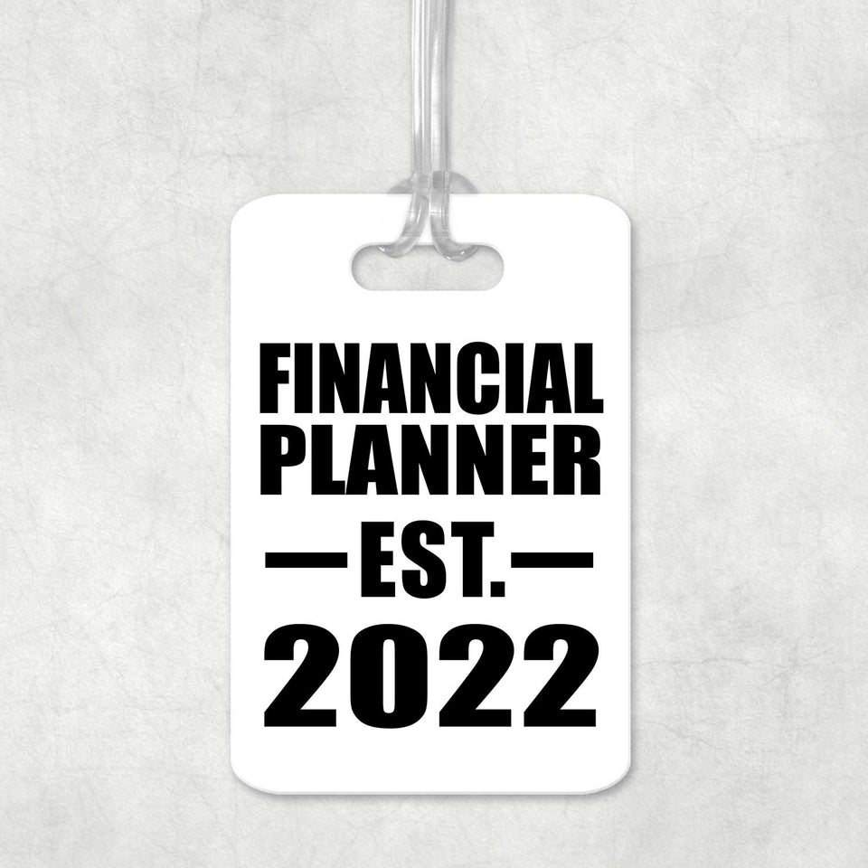 Financial Planner Established EST. 2022 - Luggage Bag Tag