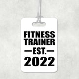 Fitness Trainer Established EST. 2022 - Luggage Bag Tag