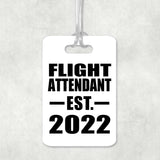Flight Attendant Established EST. 2022 - Luggage Bag Tag