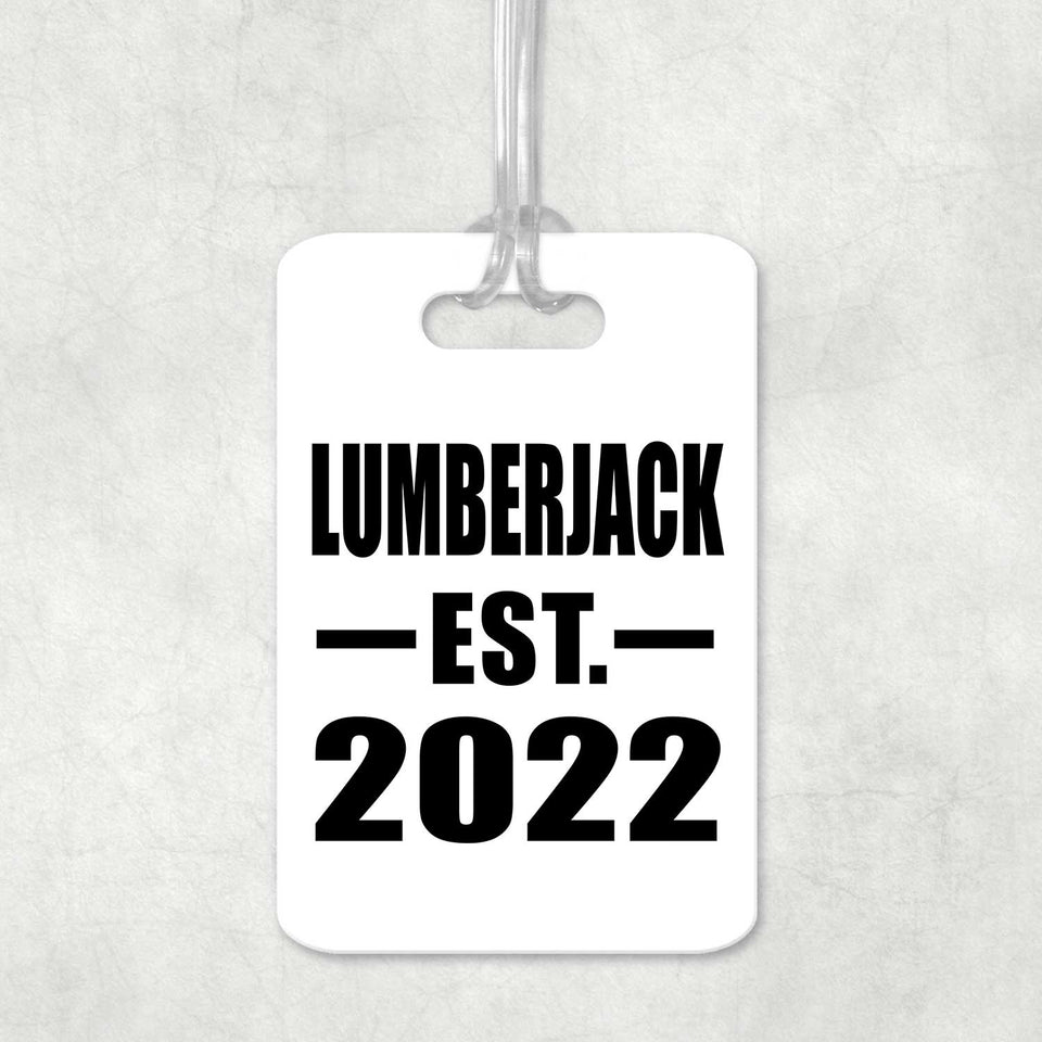 Lumberjack Established EST. 2022 - Luggage Bag Tag