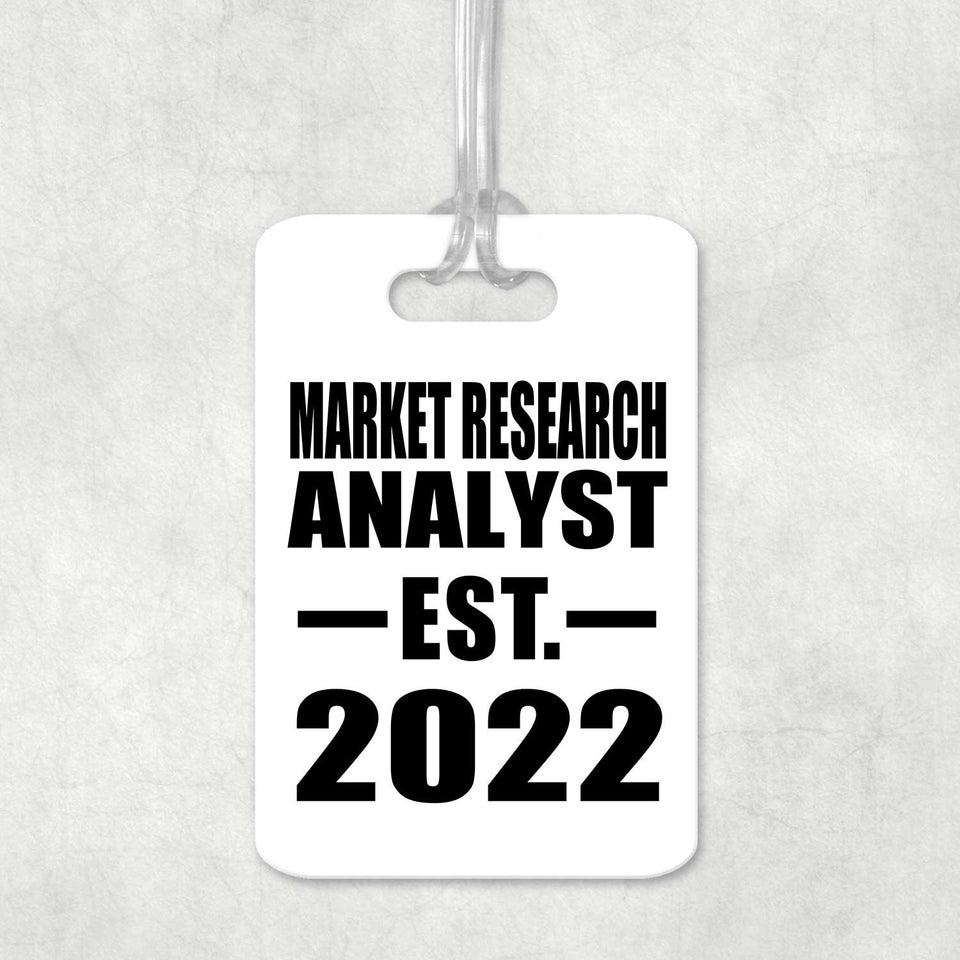 Market Research Analyst Established EST. 2022 - Luggage Bag Tag