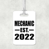 Mechanic Established EST. 2022 - Luggage Bag Tag