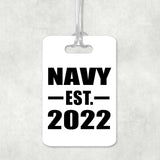 Navy Established EST. 2022 - Luggage Bag Tag