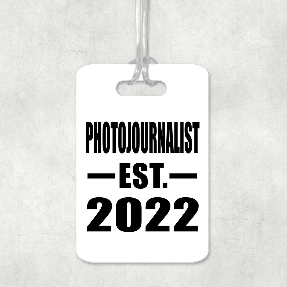 Photojournalist Established EST. 2022 - Luggage Bag Tag