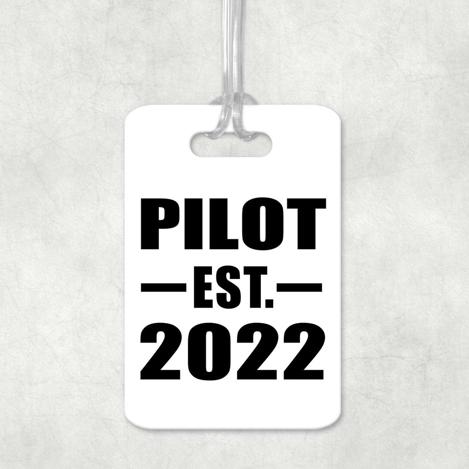 Pilot Established EST. 2022 - Luggage Bag Tag